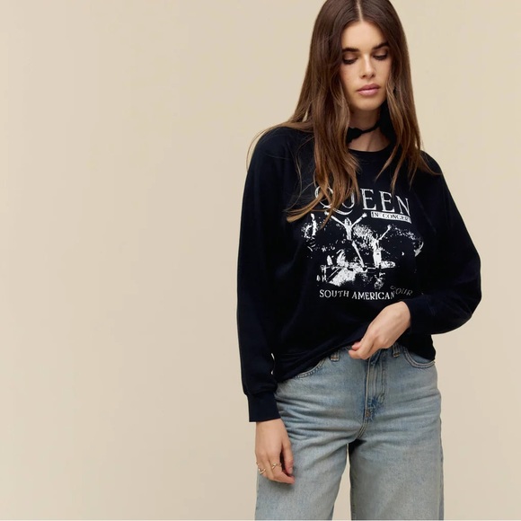 NWT DAYDREAMER QUEEN SOUTH AMERICAN TOUR RAGLAN CREW - Picture 3 of 11